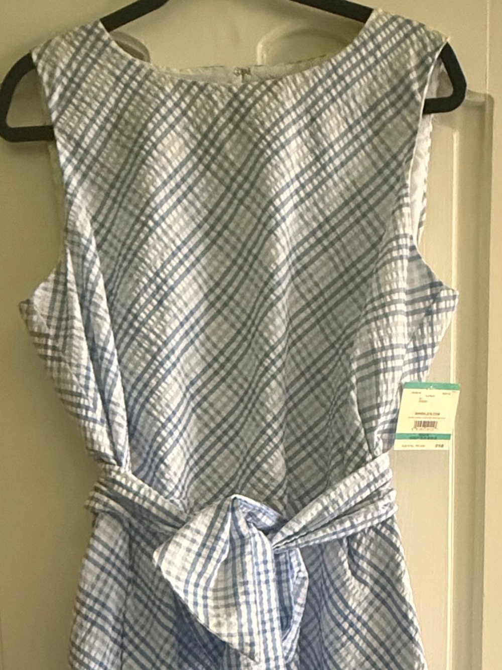 Anne Klein blue/white summer dress